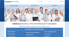 Desktop Screenshot of medicusconsulting.com